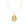 Flush Set Multicolor Waterdrop Starry Pendant Necklace