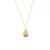 Flush Set Multicolor Waterdrop Starry Pendant Necklace