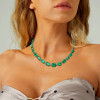 50ctw Oval Cut Emerald Rivera Statement Necklace