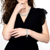 14ctw Pear Cut Paraiba Fringe Statement Bracelet