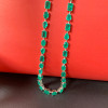 35ctw Multi-cut Emerald Statement Necklace