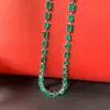 35ctw Multi-cut Emerald Statement Necklace
