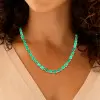 35ctw Multi-cut Emerald Statement Necklace