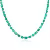 35ctw Multi-cut Emerald Statement Necklace