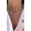 22ctw Multi-cut White Sapphire Statement Necklace