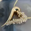 Natured-inspired Dolphin-Surrounded Heart Necklace
