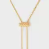 Rainbow Sapphire Cylinder Pendant Bolo Bracelet/Necklace