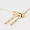 Rainbow Sapphire Cylinder Pendant Bolo Bracelet/Necklace