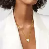 5.6ct Heart Cut Hidden Halo Pendant Paperclip Chain Necklace