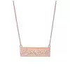 "You're My Heart" Heartbeat Horizontal Bar Necklace