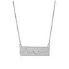 "You're My Heart" Heartbeat Horizontal Bar Necklace