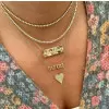 "You're My Heart" Heartbeat Horizontal Bar Necklace