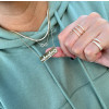 "You're My Heart" Heartbeat Horizontal Bar Necklace