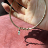 3ct Pear Cut White Sapphire Collar Necklace