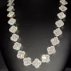 50ctw Round Cut Clustered Clover Statement Necklace