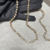 90ctw Champagne Sapphire Rose Gold Tone Statement Necklace