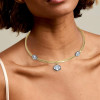 11ctw Oval Cut Vintage Pendant Torque Necklace