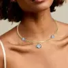 11ctw Oval Cut Vintage Pendant Torque Necklace