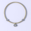 11ctw Oval Cut Vintage Pendant Torque Necklace