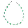 49ctw Cushion Cut Emerald Cluster Statement Necklace