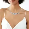 30ctw Marquise Cut Art-deco Vintage Statement Necklace