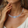 30ctw Marquise Cut Art-deco Vintage Statement Necklace