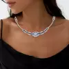 30ctw Marquise Cut Art-deco Vintage Statement Necklace