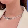 30ctw Marquise Cut Art-deco Vintage Statement Necklace