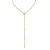 4.5ctw Multi-cut White Sapphire Dainty Y Necklace