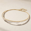 4ctw White Sapphire Clustered Choker Necklace