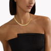 14ctw Round Cut Matte Vintage Collar Necklace