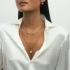 5ct Cuhsion Cut White Sapphire Ball Chain Necklace