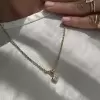 3ct Cushion Cut Aquamarine Pendant Necklace