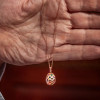 4ctw Round Cut Multicolor Sapphire Egg Pendant Necklace