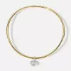 5.7ct East-west Pear Cut White Sapphire Torque Necklace