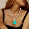 130ctw Huge Emerald and Asscher Cut Statement Necklace
