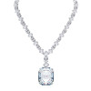 130ctw Huge Emerald and Asscher Cut Statement Necklace