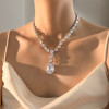 130ctw Huge Emerald and Asscher Cut Statement Necklace
