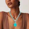 130ctw Huge Emerald Cut Emerald Chain Statement Necklace