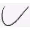 20ctw Round White and Black Sapphire Double-layer Tennis Necklace