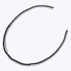 20ctw Round White and Black Sapphire Double-layer Tennis Necklace