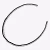 20ctw Round White and Black Sapphire Double-layer Tennis Necklace