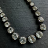 80ctw Cushion and Round Cut Victorian Style Rivière Necklace