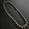 80ctw Cushion and Round Cut Victorian Style Rivière Necklace