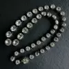 80ctw Cushion and Round Cut Victorian Style Rivière Necklace