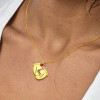 Personalized Baby Feet Necklace with Birthstones