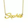 Personalized Classic Name Necklace in 14k Gold Plating