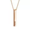 Bar Name Necklace in 14k Gold Plating
