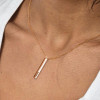 Bar Name Necklace in 14k Gold Plating