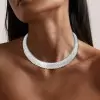 Luxurious Baguette Cut Tennis Necklace